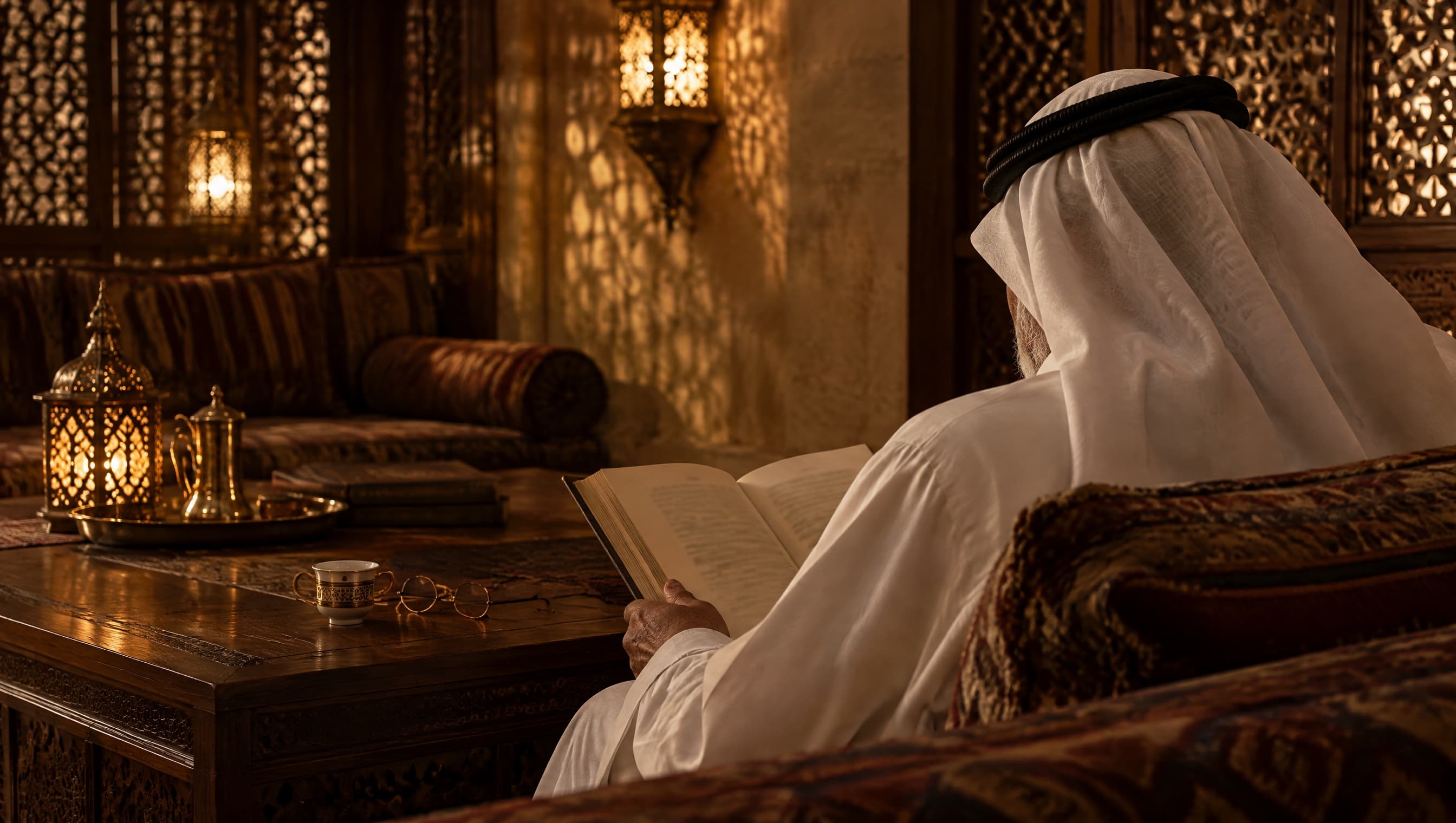 المحامي فيصل المهندي في مكتب الفيصل للمحاماة بالدوحة